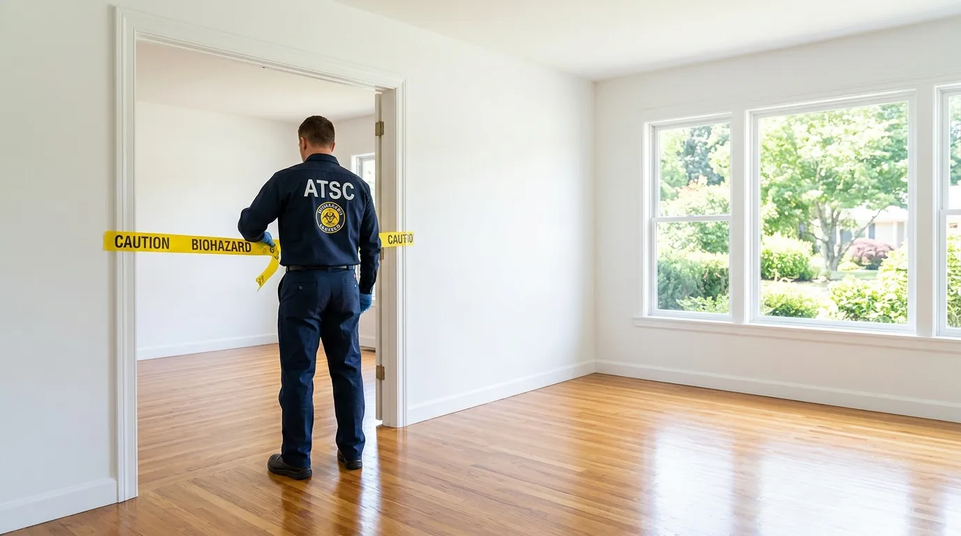 Certified biohazard cleanup crew performing Crime Scene Cleanup in North Castle